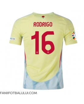 Spania Rodri Hernandez #16 Tricou Fotbal Replică European 2024 Barbati Deplasare